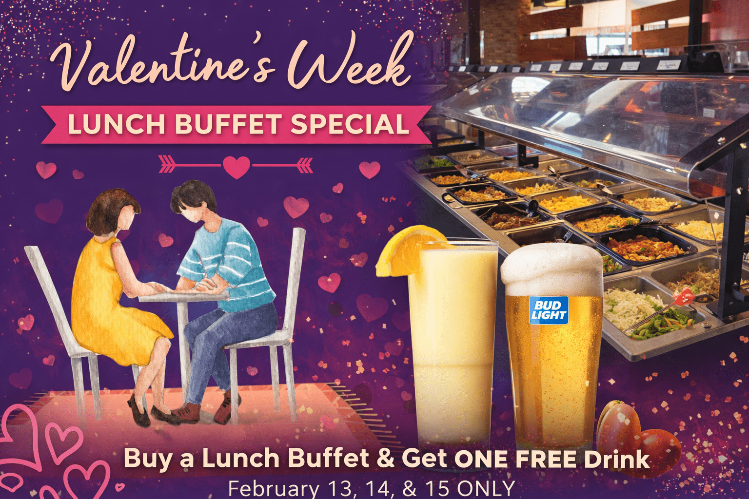 Indian Lunch Buffet in Lakewood – A Perfect Midday Treat This Valentine’s Week